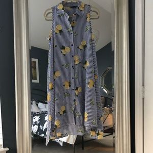 Mlle gabrielle Lemon dress NWOT Size M